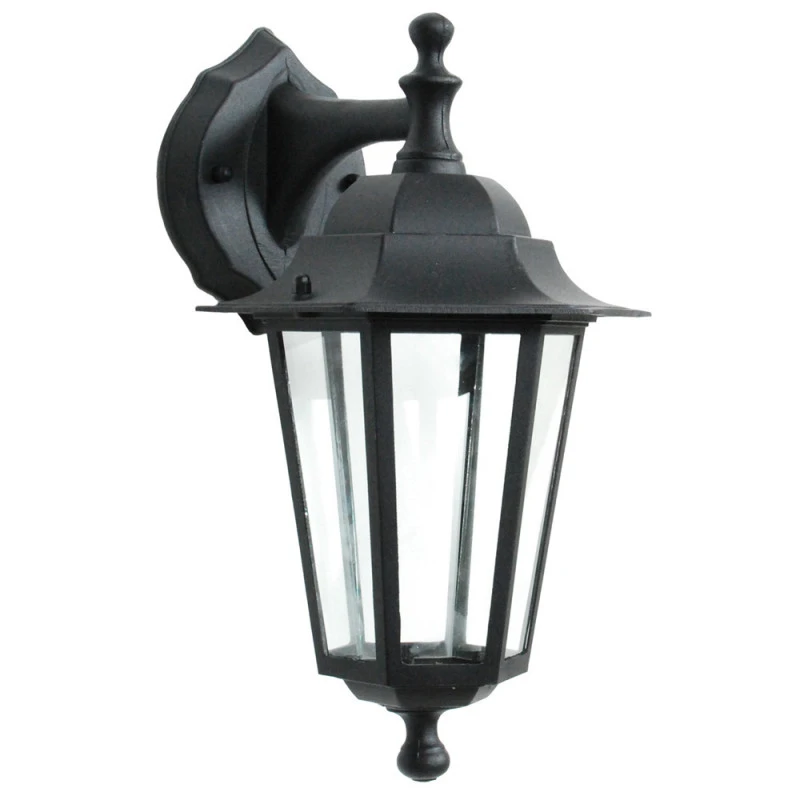 Applique Extérieure Descendante 60W E27 Fonte Noire LOAN 1 Applique Extérieure Descendante 60W E27 Fonte Noire LOAN