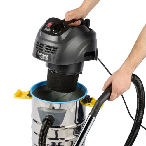 Aspirateur Eau Et Poussières 30L Inox 1400W Avec Prise Intégrée STEINER 13 Aspirateur Eau Et Poussières 30L Inox 1400W Avec Prise Intégrée STEINER -Outil Atelier Magasin aspirateur eau et poussiere 1400w 30l inox avec prise synchronisee 1800w 4