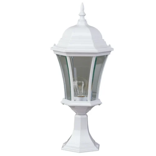 Borne LumineuseExtérieure 100W Max E27 Fonte Blanche ADELA