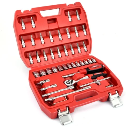 Outil Atelier Magasin -Outil Atelier Magasin coffret a douilles 46pcs cr v 1