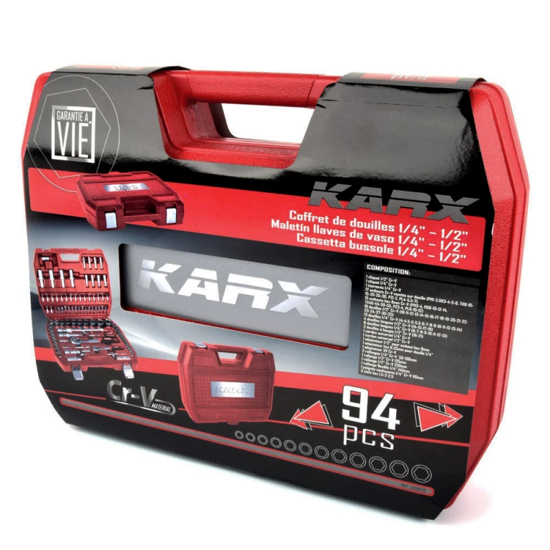 Coffret à Douilles 94pcs Cr-V 3 Coffret à Douilles 94pcs Cr-V – Image 3