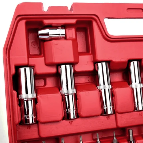 Coffret à Douilles 94pcs Cr-V 14 Coffret à Douilles 94pcs Cr-V -Outil Atelier Magasin coffret a douilles 94pcs cr v 14