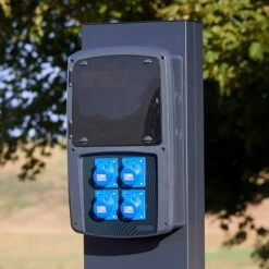 Coffret Camping 4 Prises CEE 10A Avec Protection Par Disjoncteur Différentiel - OHMTEC -Outil Atelier Magasin coffret camping 4 prises cee 16a avec protection par disjoncteur differentiel ohmtec 8