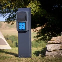 Coffret Camping 4 Prises CEE 10A Avec Protection Par Disjoncteur Différentiel - OHMTEC -Outil Atelier Magasin coffret camping 4 prises cee 16a avec protection par disjoncteur differentiel ohmtec 9