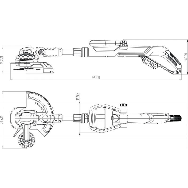 Coupe-Bordure Sans Fil 18V Li-ion + 2 Batteries 18V 2Ah + Chargeur Rapide 18V KORMAN + 1Bobine Offerte 11 Coupe-Bordure Sans Fil 18V Li-ion + 2 Batteries 18V 2Ah + Chargeur Rapide 18V KORMAN + 1Bobine Offerte – Image 11