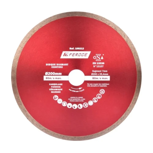 Coupe Carreaux Professionnel Électrique 800W Ø200mm Sur Pieds + 2 Disques Diamants + Genouillères Offertes STEINER -Outil Atelier Magasin coupe carreaux professionnel electrique 800w o200mm sur pieds 2 disques diamants genouilleres offertes steiner 3