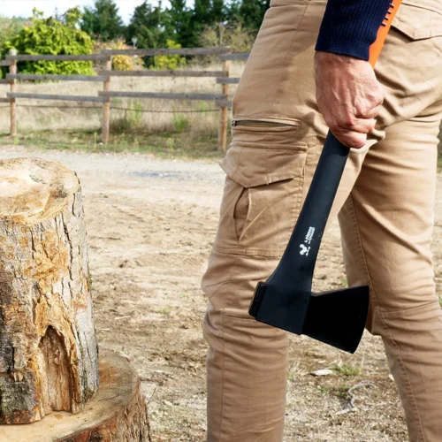 Hache De Bucheron 60cm 1.4Kg Manche Nylon Saint Pierre Du Champ -Outil Atelier Magasin hache saint pierre du champ 4