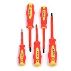 Jeu De 5 Tournevis Isolés VDE S2 KARX 7 Jeu De 5 Tournevis Isolés VDE S2 KARX -Outil Atelier Magasin jeu 5 tournevis vde lame s2 3