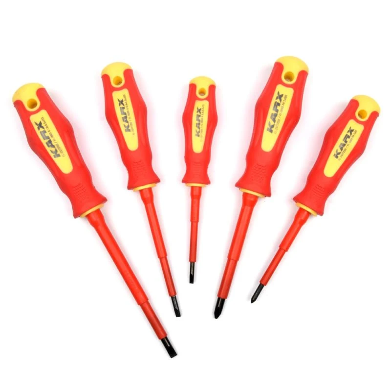 Jeu De 5 Tournevis Isolés VDE S2 KARX 1 Jeu De 5 Tournevis Isolés VDE S2 KARX
