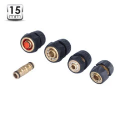 Kit 5 Raccords Rapides 15mm Laiton KRISALYS