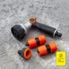 Kit Arrosage : Pistolet 7 Jets + 2xRaccords Rapides 19mm + 1x Nez De Robinet KRISALYS -Outil Atelier Magasin kit arrosage pistolet 7 jets 2xraccords rapides 19mm 1x nez de robinet krisalys