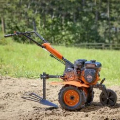 Motoculteur Thermique 212cc + 6 Fraises + 2 Roues + Butteur + Charrue 1 Soc + Arracheuse De Pomme De Terre -Outil Atelier Magasin motoculteur complet 7