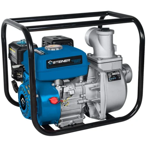 Motopompe Thermique 4T 196cc 30 M³/h STEINER -Outil Atelier Magasin motopompe thermique 196cc 10