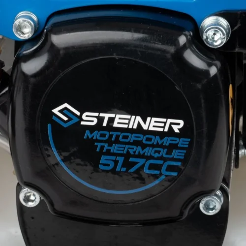 Motopompe Thermique 2T 51.7cc 15m³/h STEINER -Outil Atelier Magasin motopompe thermique 196cc 4