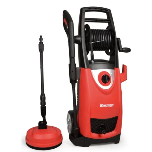 Nettoyeur Haute Pression électrique 2000W 150 Bar + Enrouleur + Lance + Brosse -Outil Atelier Magasin nettoyeur haute pression electrique 2000w 150 bar 2