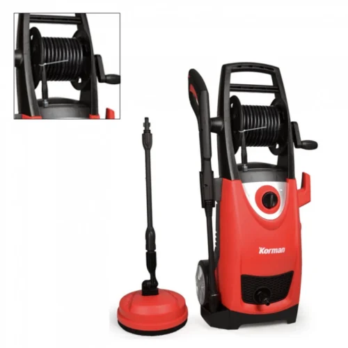 Nettoyeur Haute Pression électrique 2000W 150 Bar + Enrouleur + Lance + Brosse