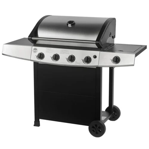 Pack BBQ à Gaz 5 Feux + Tablier + 18 Ustensiles ROSTER -Outil Atelier Magasin pack bbq a gaz 5 feux tablier 18 ustensiles roster 8