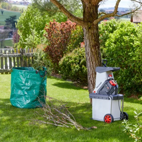 Pack Broyeur Electrique 2400W + Rallonge 20m + Sac De Jardin 272L -Outil Atelier Magasin pack broyeur electrique 2400w rallonge 20m sac de jardin 272l 6