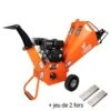 Pack Broyeur Thermique 196cc 100mm + 2 Fers ST PIERRE DU CHAMP