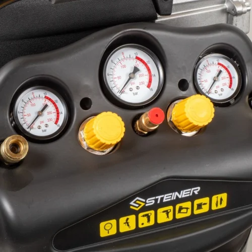 Pack Compresseur Vertical 75L 2.5CV + Mallette Pneumatique 57 Pièces STEINER -Outil Atelier Magasin pack compresseur vertical 75l 25cv mallette pneumatique 57 pieces steiner 3