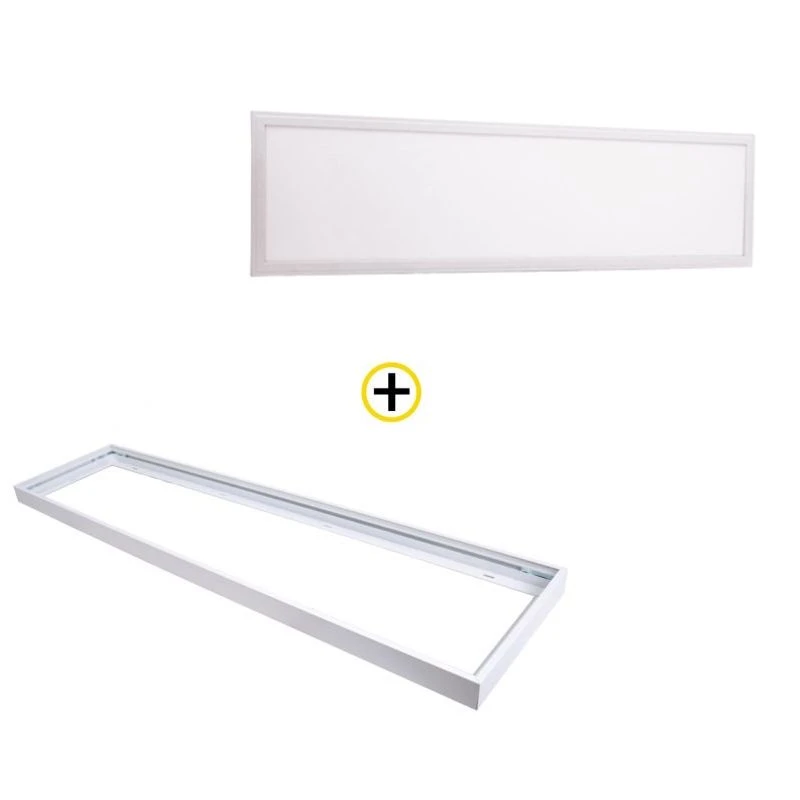 Pack Dalle LED Recouvrable 300x1200mm + Cadre Pose Saillie CREALYS 1 Pack Dalle LED Recouvrable 300x1200mm + Cadre Pose Saillie CREALYS