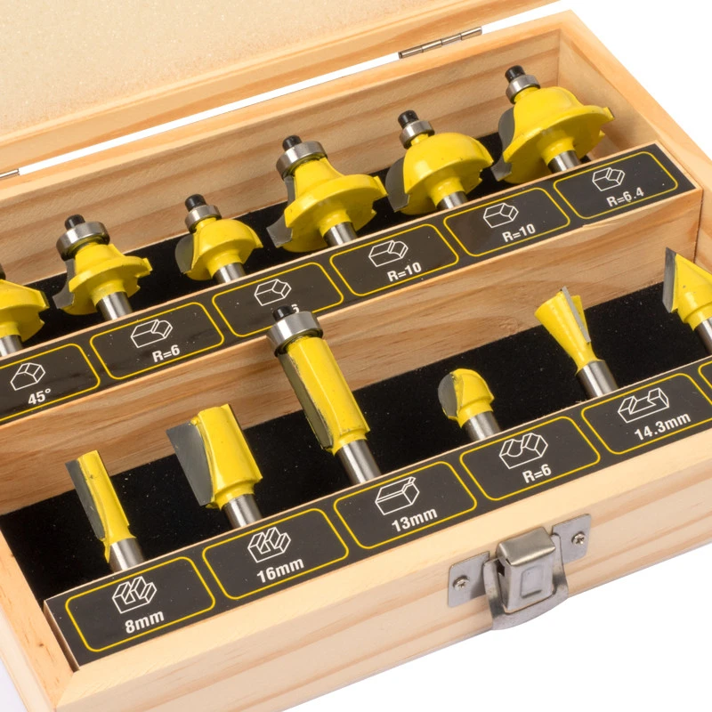 Pack Défonceuse 1200W 50mm à Vitesse Variable STEINER + Coffret 12 Fraises 8mm Pour Défonceuse STEINER 12 Pack Défonceuse 1200W 50mm à Vitesse Variable STEINER + Coffret 12 Fraises 8mm Pour Défonceuse STEINER – Image 12