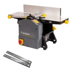 Pack Raboteuse Dégauchisseuse 1250W 204mm + Jeu De 2 Fers STEINER