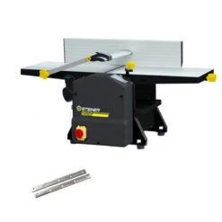 Pack Raboteuse Dégauchisseuse 1500W 254mm + Jeu De 2 Fers STEINER