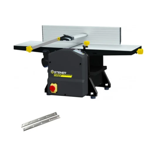 Pack Raboteuse Dégauchisseuse 1500W 254mm + Jeu De 2 Fers STEINER