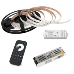 Pack Ruban LED 5m 72LED/m IP20 - 24V Avec Télécommande WOLTZ