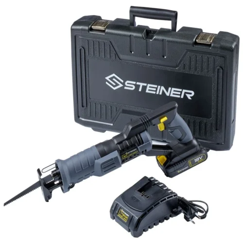 Pack Sans Fil 18V Scie Sabre + 1 Batterie + 1 Chargeur STEINER