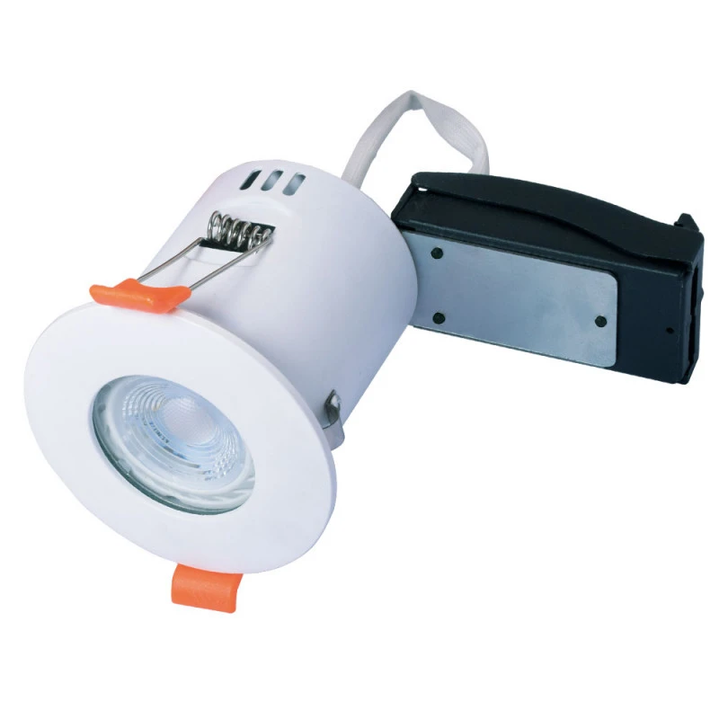 Pack Spot Encastrable Fixe RT2012 LED 10W Max Bland + Ampoule LED GU10 5W Blanc Chaud 2 Pack Spot Encastrable Fixe RT2012 LED 10W Max Bland + Ampoule LED GU10 5W Blanc Chaud – Image 2