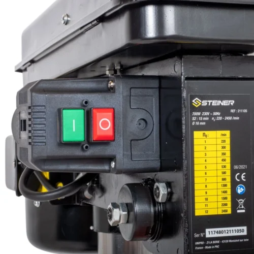 Perceuse à Colonne 700W 16mm STEINER -Outil Atelier Magasin perceuse a colonne 700w 16mm 2