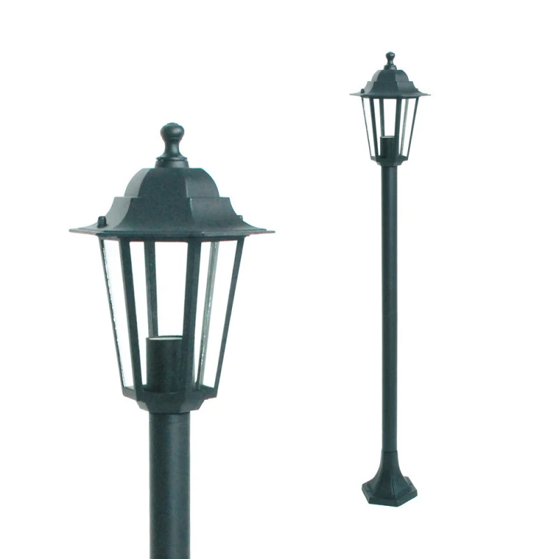 Potelet Lumineux Extérieur 60W Max E27 Fonte Noir LOAN 2 Potelet Lumineux Extérieur 60W Max E27 Fonte Noir LOAN – Image 2