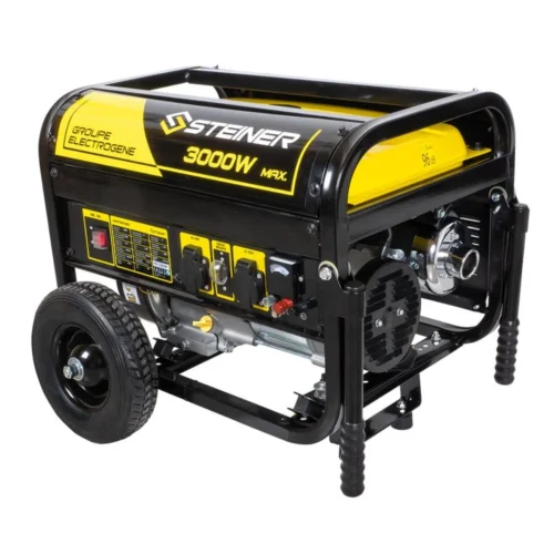 Kit Roues Et Poignées De Transport Pour Groupe électrogène Essence 208CC 3000W Max STEINER Réf 214128 -Outil Atelier Magasin product 1032