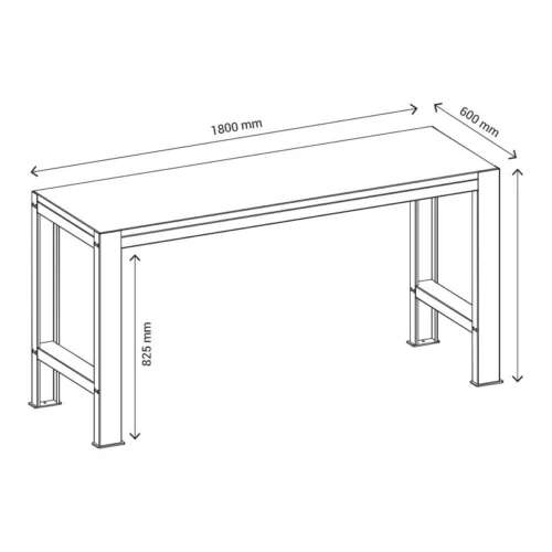 Établi D'atelier 180x60x90cm FEROCE 9 Établi D'atelier 180x60x90cm FEROCE -Outil Atelier Magasin product 1037