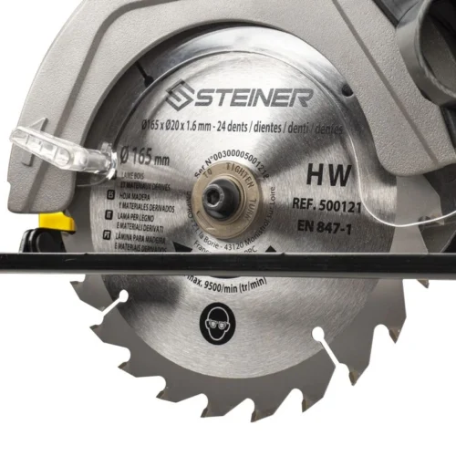 Scie Circulaire 165mm Sans Fil 18V Li-ion STEINER (Sans Batterie / Sans Chargeur) -Outil Atelier Magasin product 1139