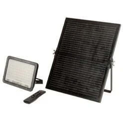 Projecteur LED Extérieur Solaire à Fixer 9W Noir WOLTZ 12 Projecteur LED Extérieur Solaire à Fixer 9W Noir WOLTZ -Outil Atelier Magasin product 114