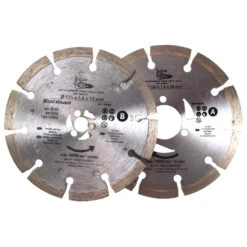 Jeu 2 Lames Diamant 125mm KORMAN