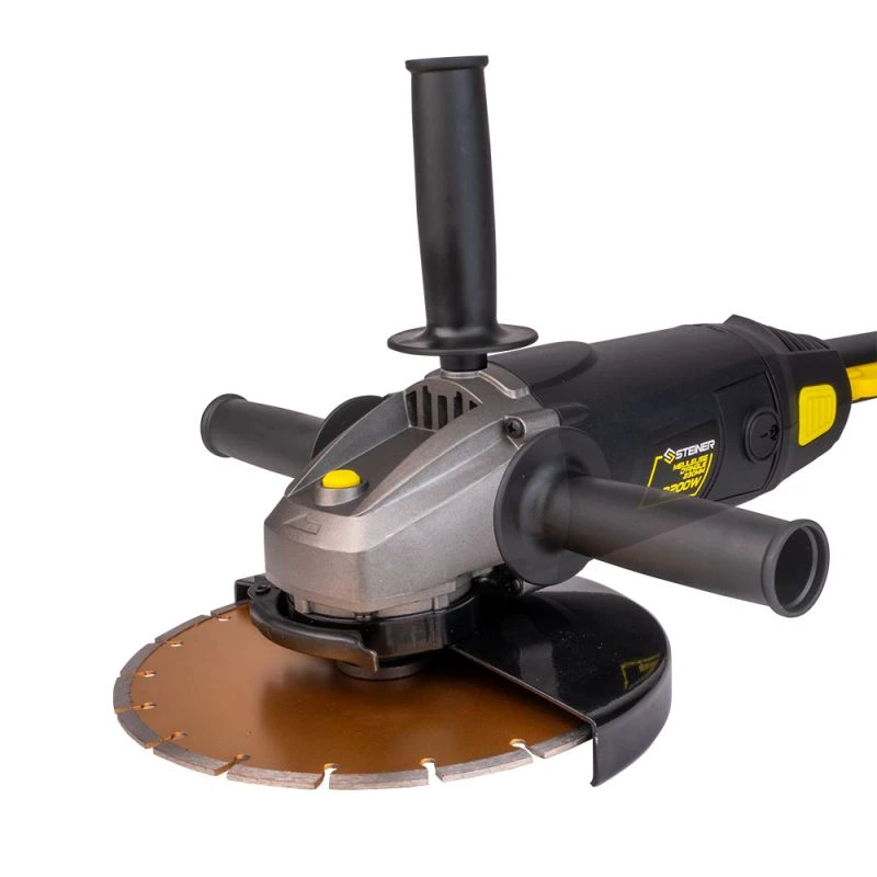 Meuleuse D'Angle 230mm 2200W + Disque Diamant Segment 230mm STEINER 3 Meuleuse D'Angle 230mm 2200W + Disque Diamant Segment 230mm STEINER – Image 3