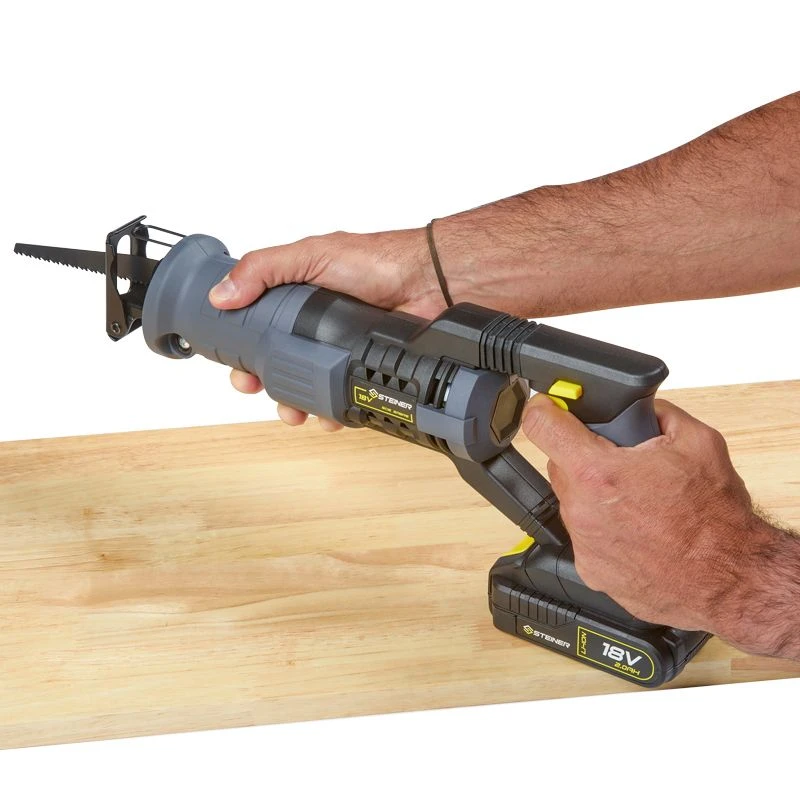 Scie Sabre Sans Fil 18V Li-ion STEINER (Sans Batterie / Sans Chargeur) 2 Scie Sabre Sans Fil 18V Li-ion STEINER (Sans Batterie / Sans Chargeur) – Image 2