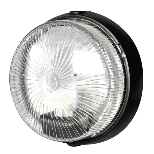 Hublot Rond Intérieur Extérieur 60W Noir WOLTZ