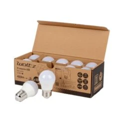 Lot De 10 Ampoules LED SMD E27 A45 5W Blanc Neutre WOLTZ