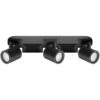 Spot Orientable Triple 8W GU10 Noir WOLTZ