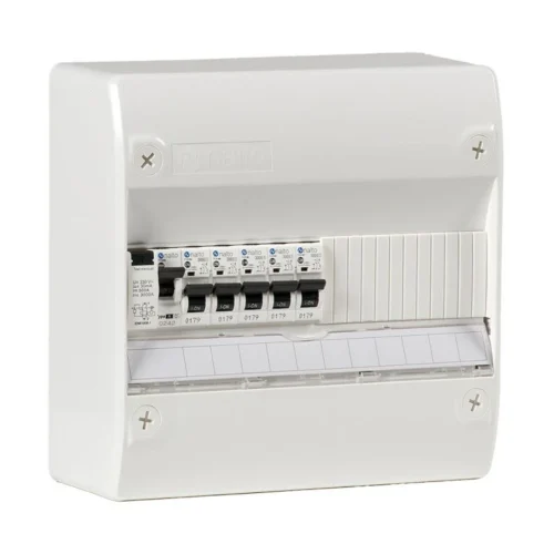 Tableau électrique équipé Et Câblé NF Logement T1 Neuf 1 Différentiel 40A + 5 Disjoncteurs NALTO