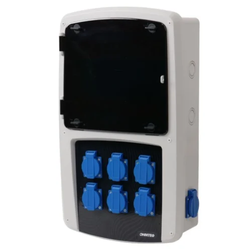 Coffret électrique étanche De 8 Prises Monophasés 16A – 230V OHMTEC
