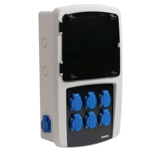 Coffret électrique étanche De 8 Prises Monophasés 16A – 230V OHMTEC 6 Coffret électrique étanche De 8 Prises Monophasés 16A – 230V OHMTEC -Outil Atelier Magasin product 338