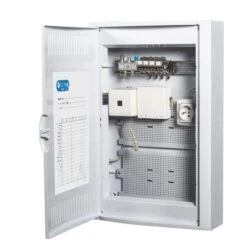 Coffret De Communication TEL/TV WIFI Et Fibre Optique Avec 4 Connecteurs RJ45 + Arrive Fibre Optique - GRADE2 NALTO