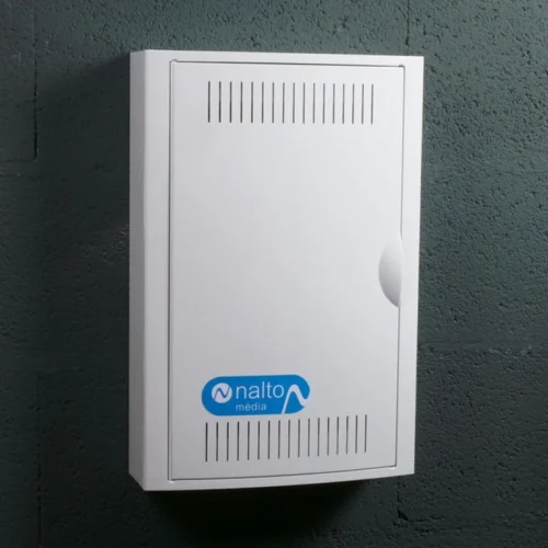 Coffret De Communication TEL/TV WIFI Et Fibre Optique Avec 4 Connecteurs RJ45 + Arrive Fibre Optique - GRADE2 NALTO -Outil Atelier Magasin product 386