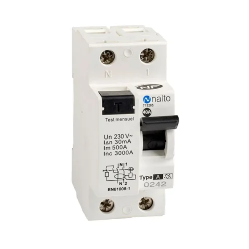Interrupteur Différentiel 40A 30 MA Type A NF NALTO